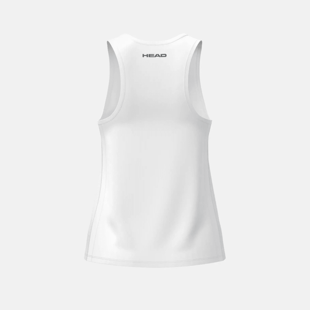 Head Club 25 Tech Tank Top Women White tennis & padel