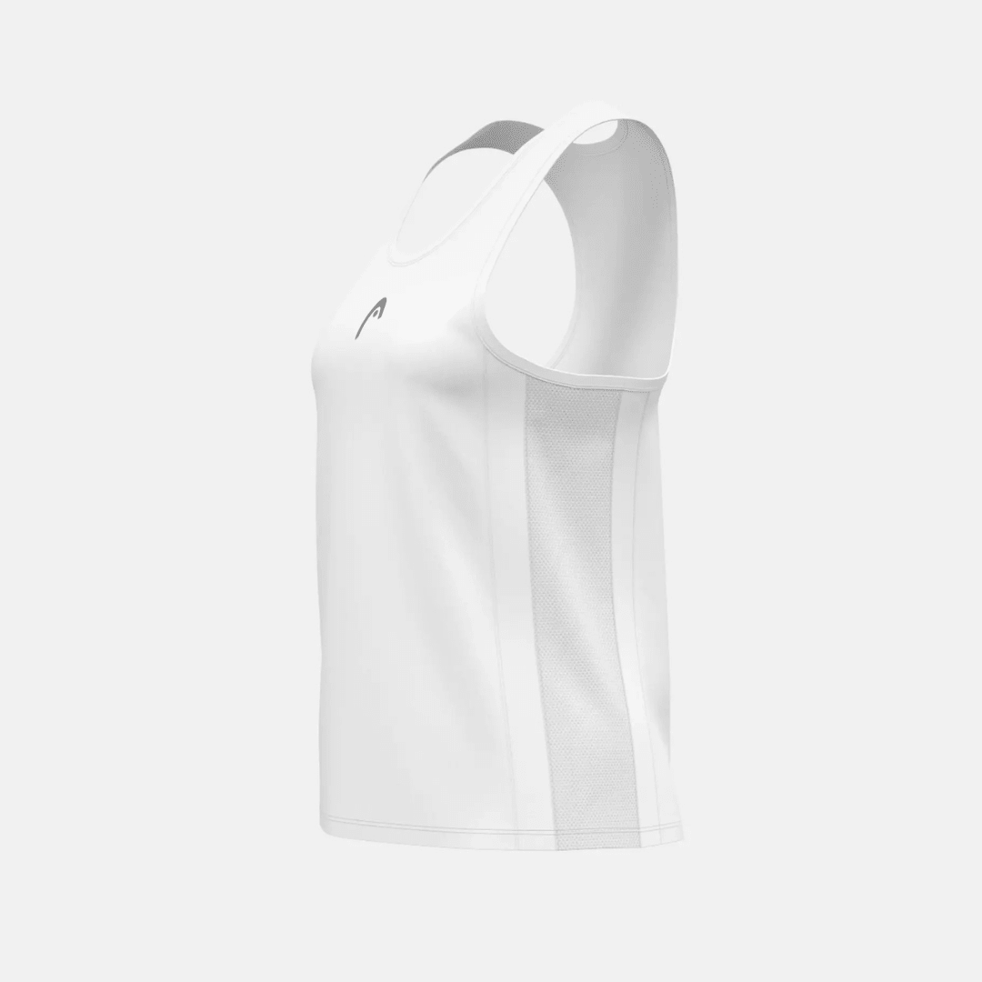Head Club 25 Tech Tank Top Women White tennis & padel