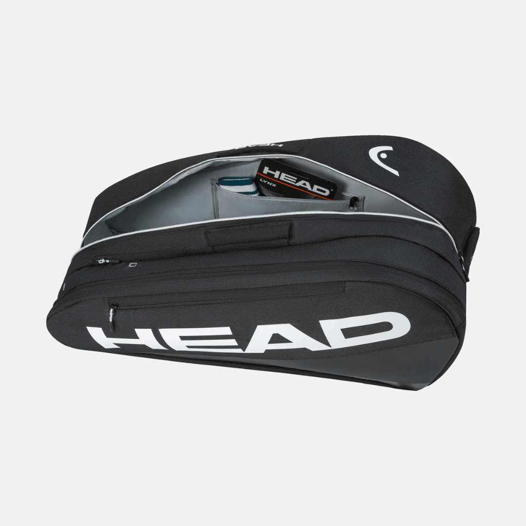 Head Tour Racquet Tennis Bag L BK tennis racket bag black
