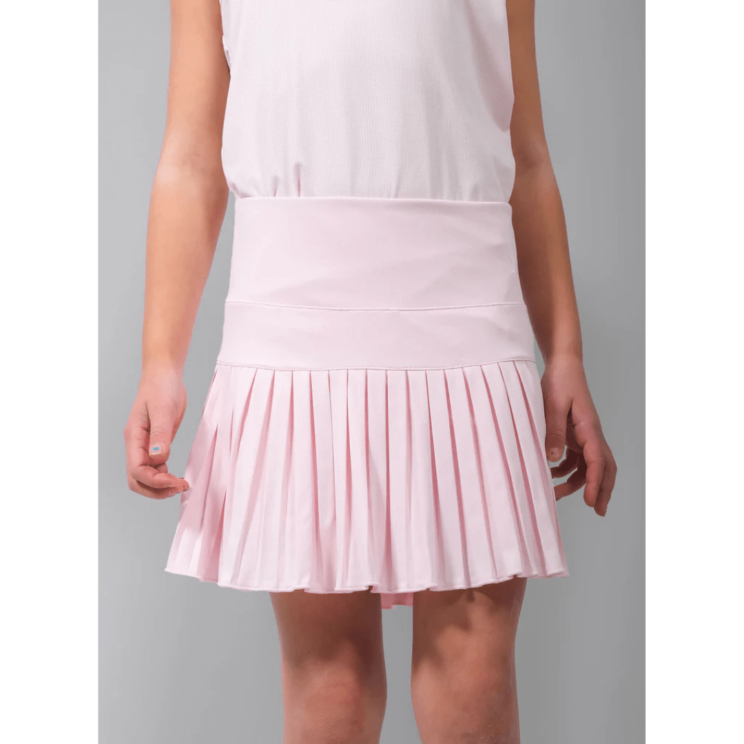 RS Girl's Match Skirt Light Pink for tennis & padel