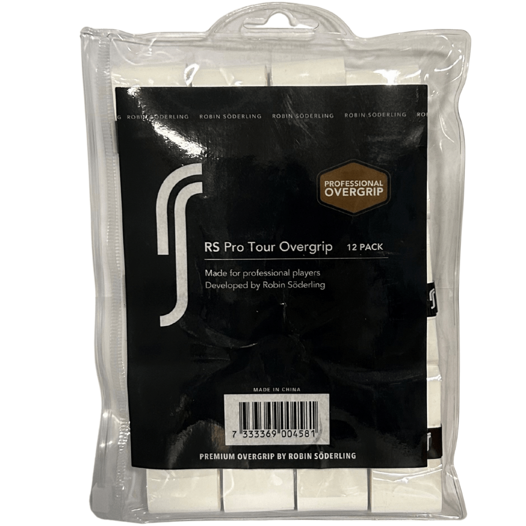RS Pro Tour Overgrip Hvid 12-pak tennisgreb