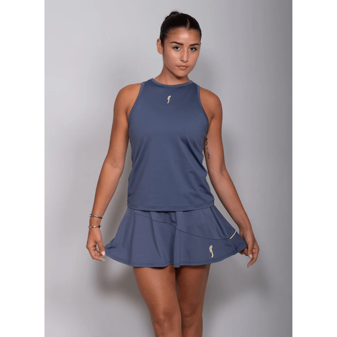 RS Women's Performance Tank Mesh Deep Blue tennis & padel training tank top