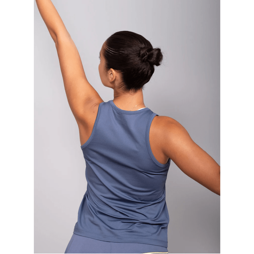 RS Women's Performance Tank Mesh Deep Blue tennis & padel training tank top