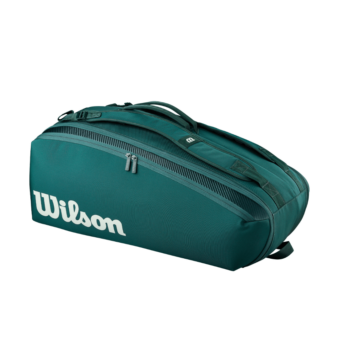 Wilson Blade v10 9-pack Racket Bag Green tennisketsjertaske grøn
