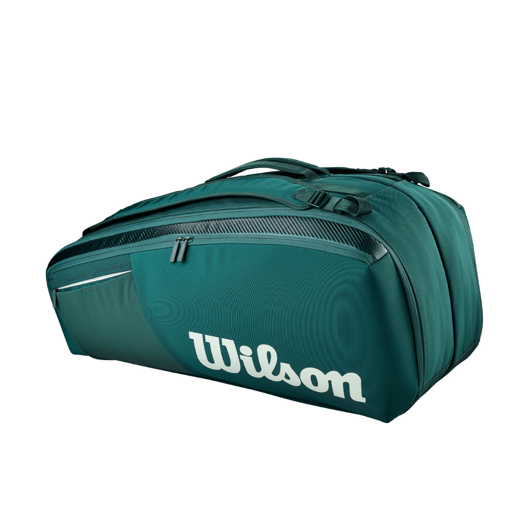 Wilson Blade v10 9-pack Racket Bag Green tennisketsjertaske grøn