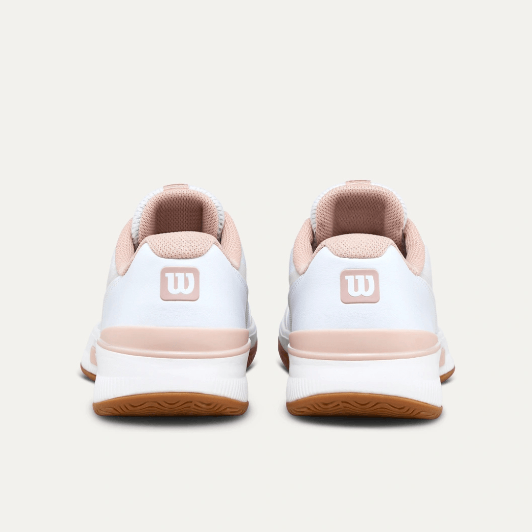 Wilson Intrigue Pro all court tennis shoes women white/cameorose/gum1a