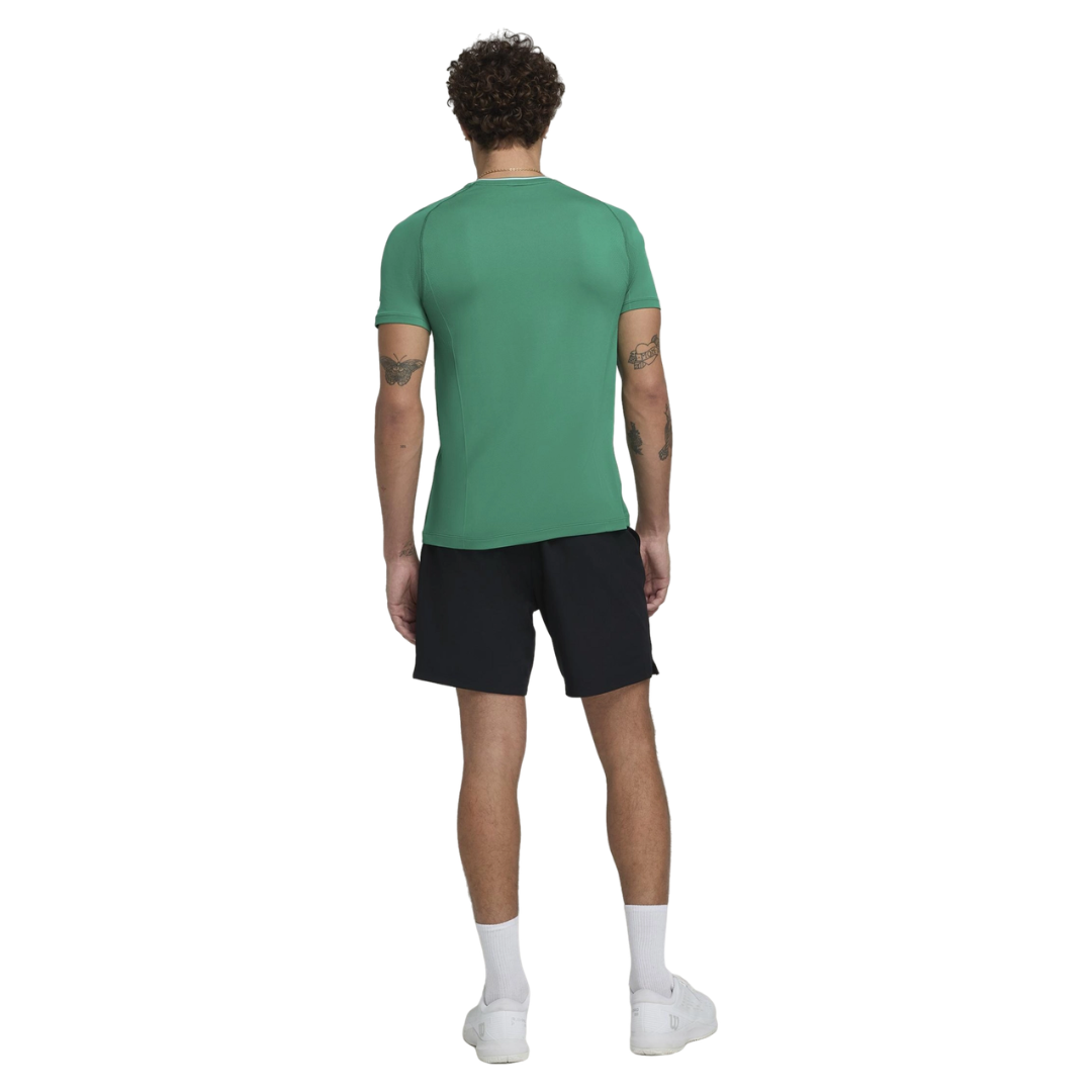 Wilson Men Team Seamless Crew Courtside Green t-shirt til tennis & padel