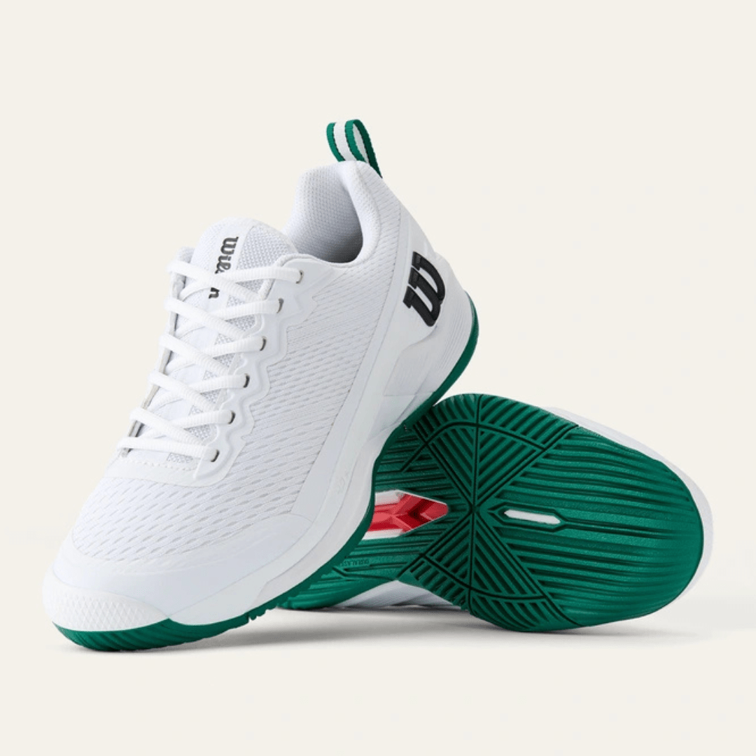 Wilson Rush Pro 4.5 all court tennisskor herr white/white/aventurine