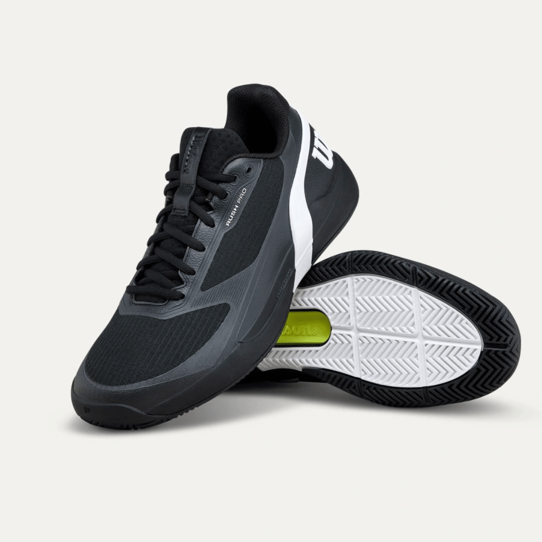 Wilson Rush Pro 5 All-court Men's Tennis Shoe Black/White/Stormy Weather tennisskor herr