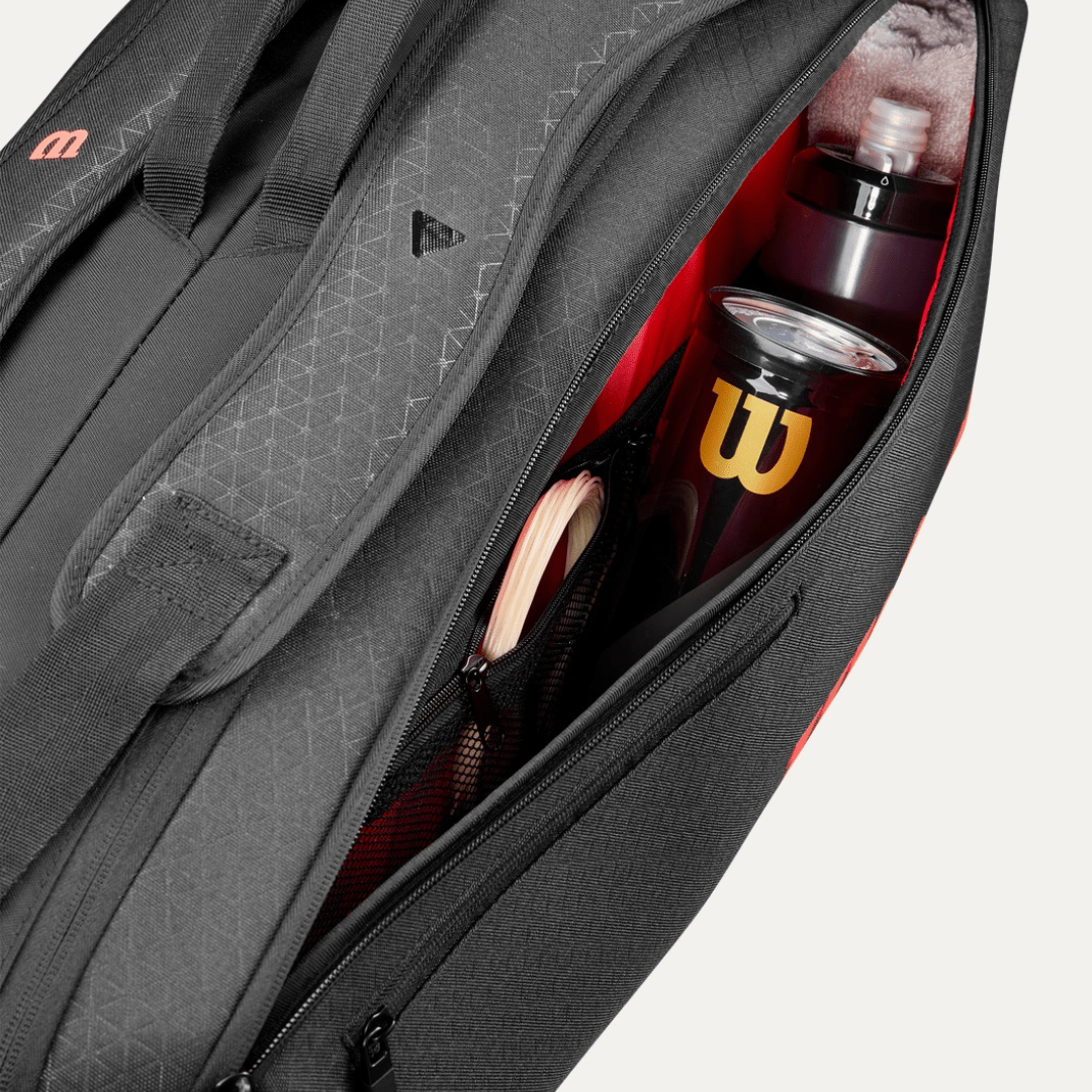 Wilson Clash v3 Super Tour 6-pack tennistaske sort
