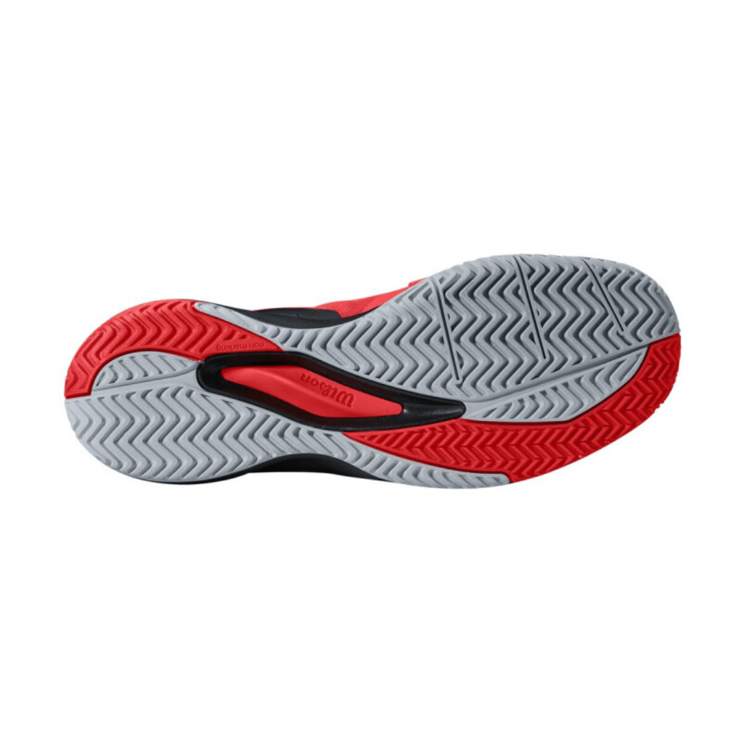 Wilson Rush Pro 3 All-court Men's Tennis Shoe Red/Black/PearlBlue tennissko til mænd