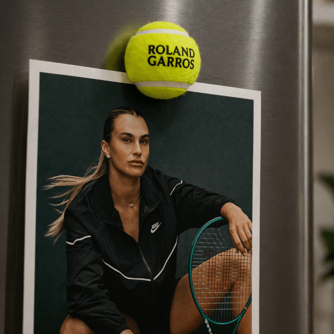 Wilson Tennis Ball Magnet Roland Garros