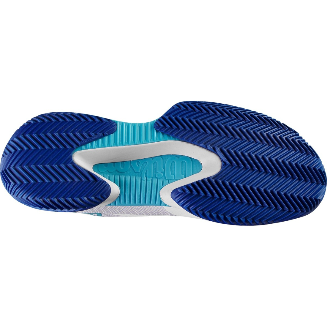 Wilson Kaos Swift 1.5 Clay tennissko til grus mænd hvid/atollblå/lerblå