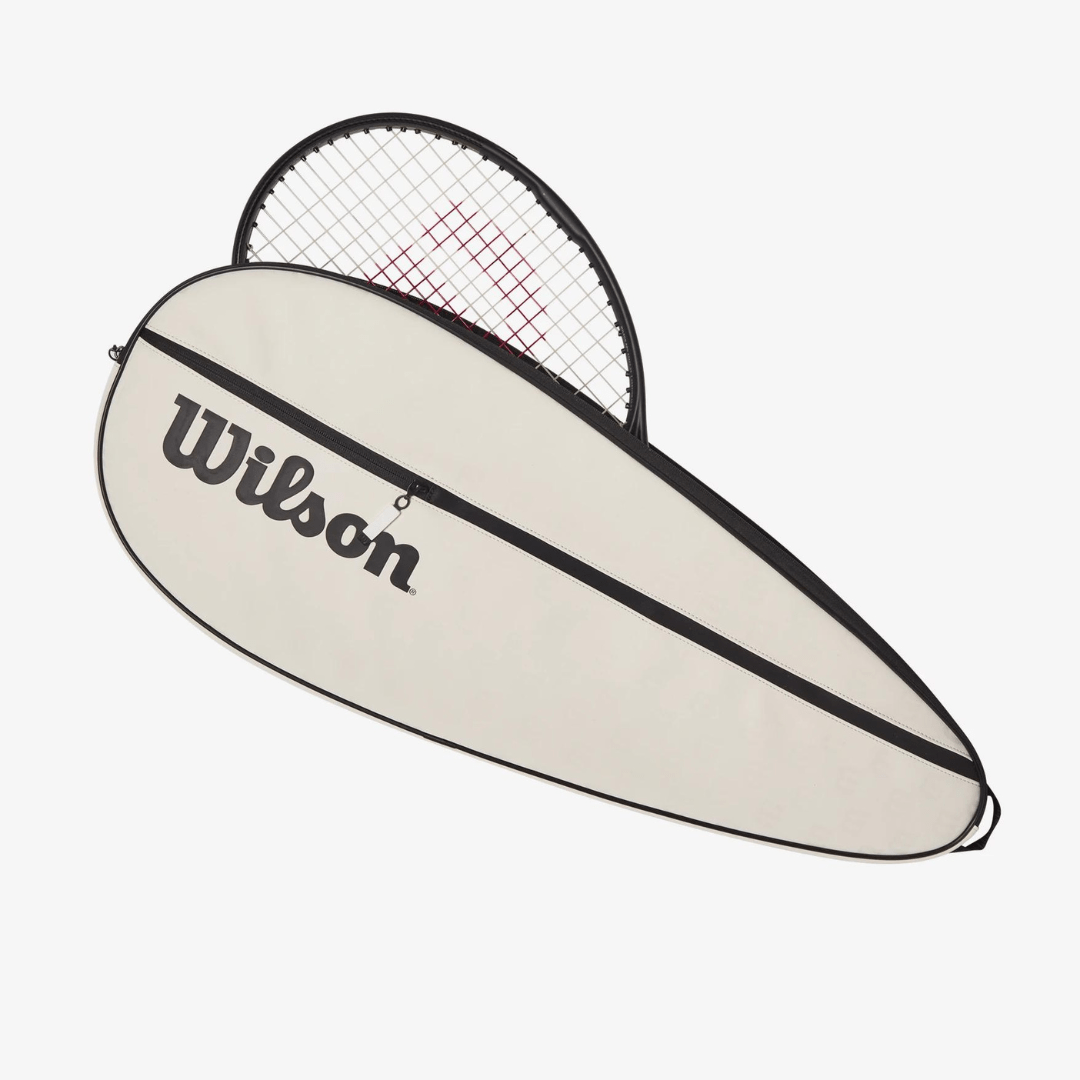 Wilson Premium Tennis Racquet Cover Cream ketcheretui beskyttelse til tennisketcher