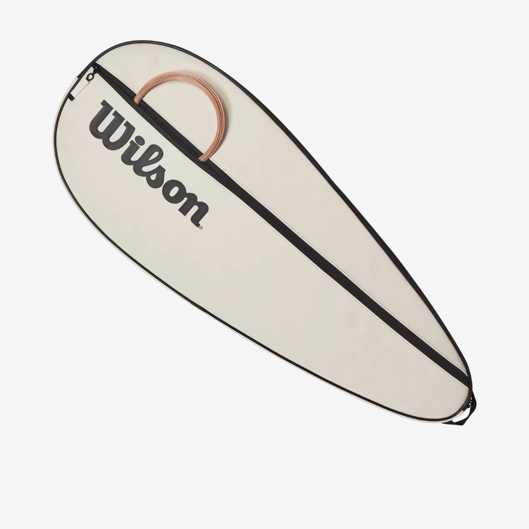 Wilson Premium Tennis Racquet Cover Cream ketcheretui beskyttelse til tennisketcher