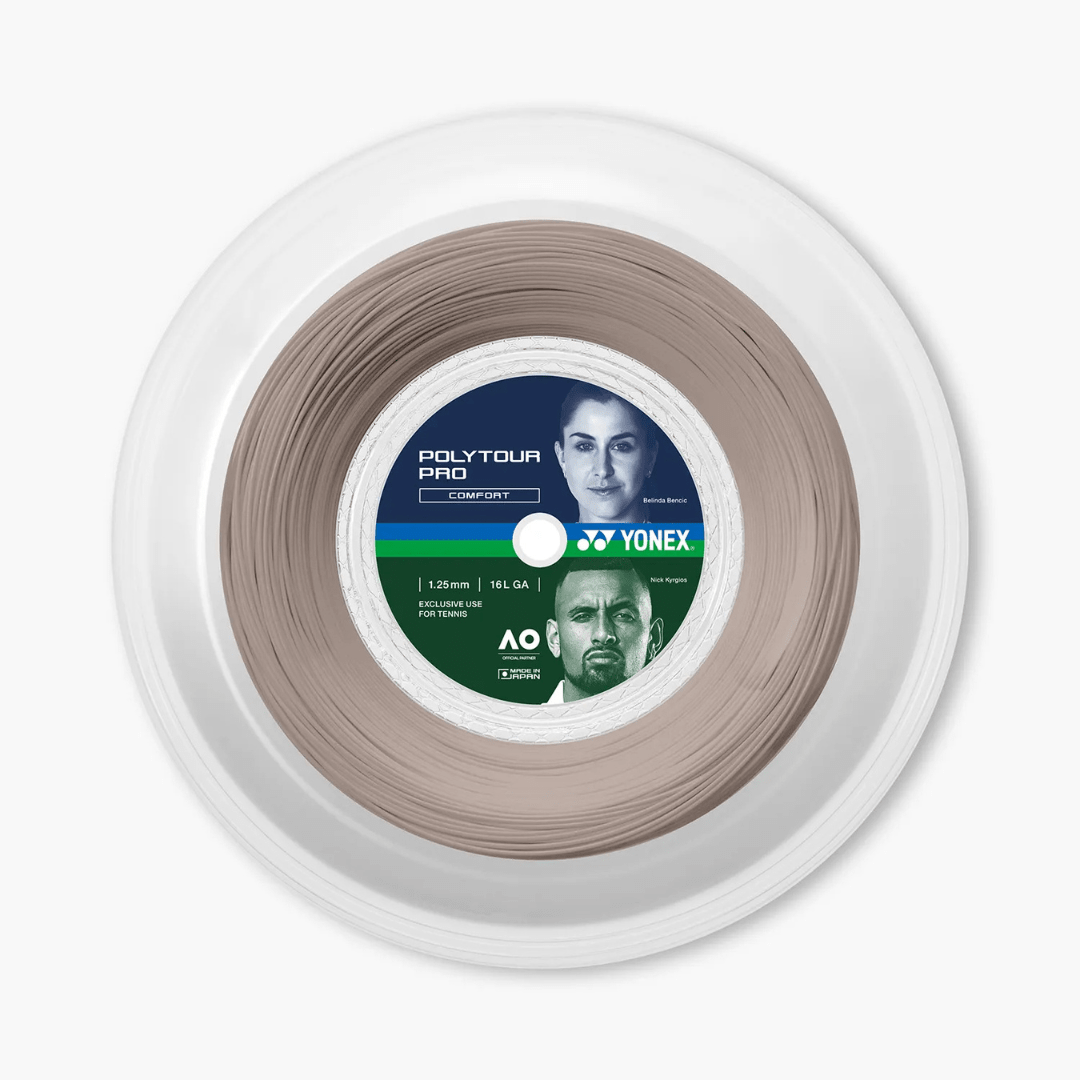 Yonex PolyTour Pro Warm Gray 200m string reel