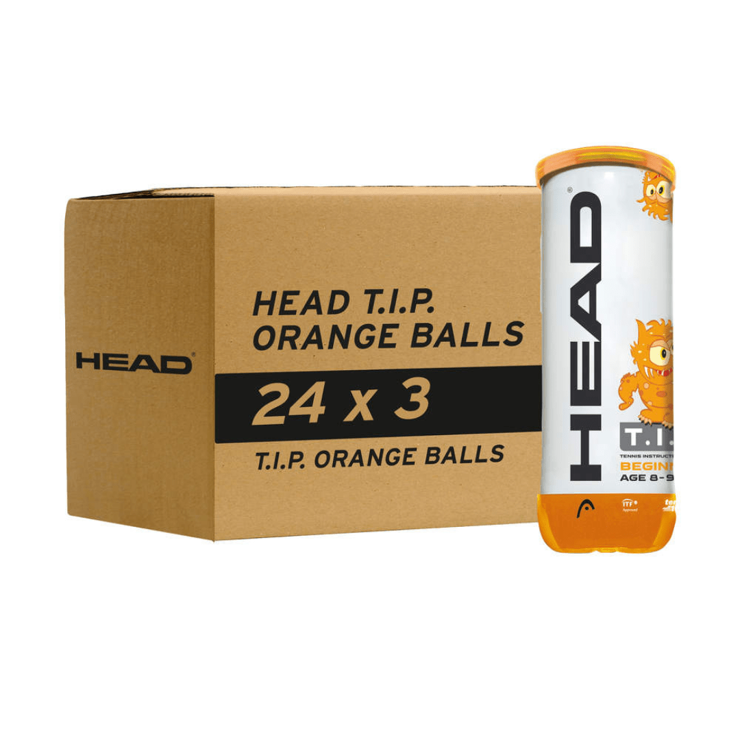 Head TIP orange tennisbold stage 2 3-pak
