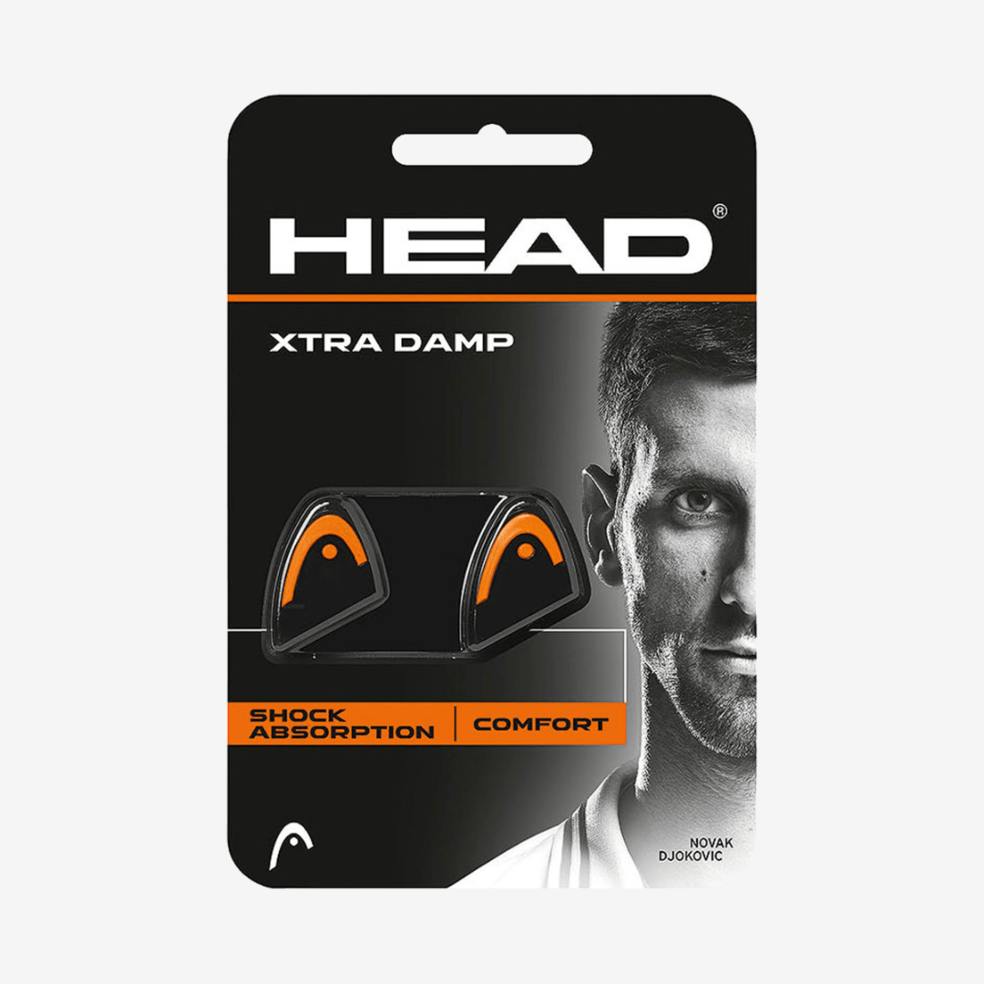Head Xtra Damp vibrationsdämpare tennis 2-pack svartorange