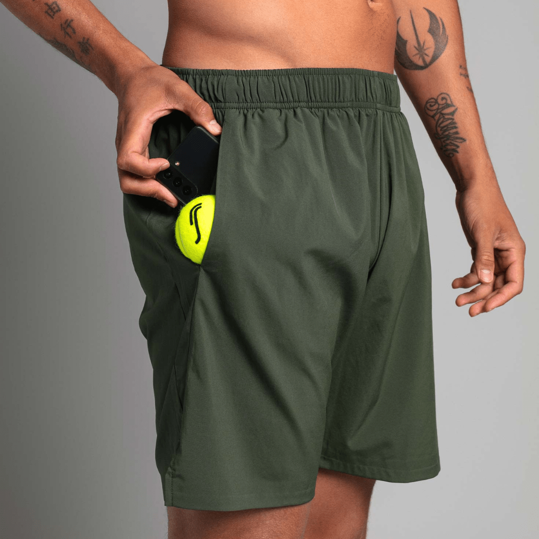 RS Men's Performance Shorts Deep Green