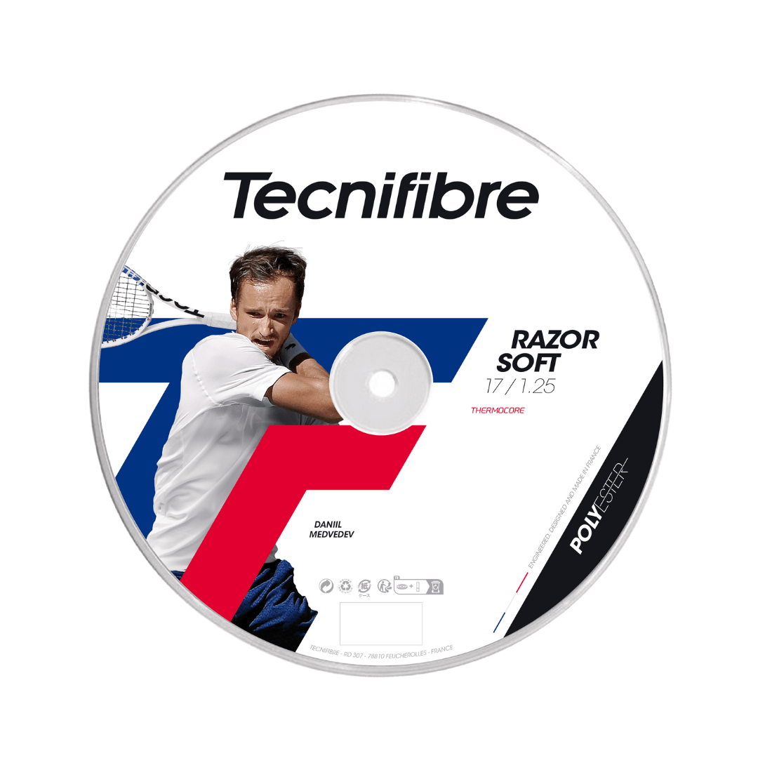 Tecnifibre Razor Soft 1,25mm 200m strengrulle Medvedev