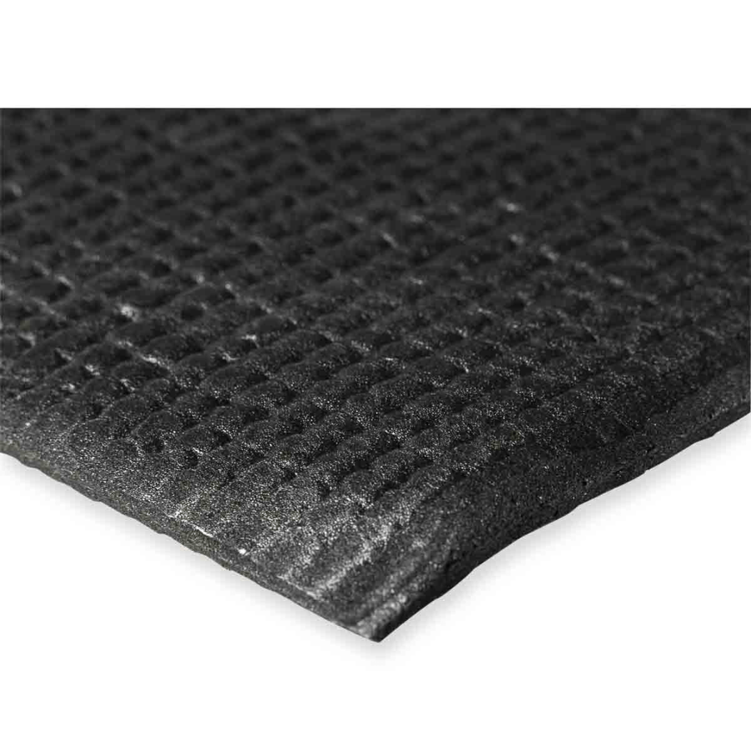 ASG Yogamåtte sort skridsikker 4mm (173x61cm) vaskbar