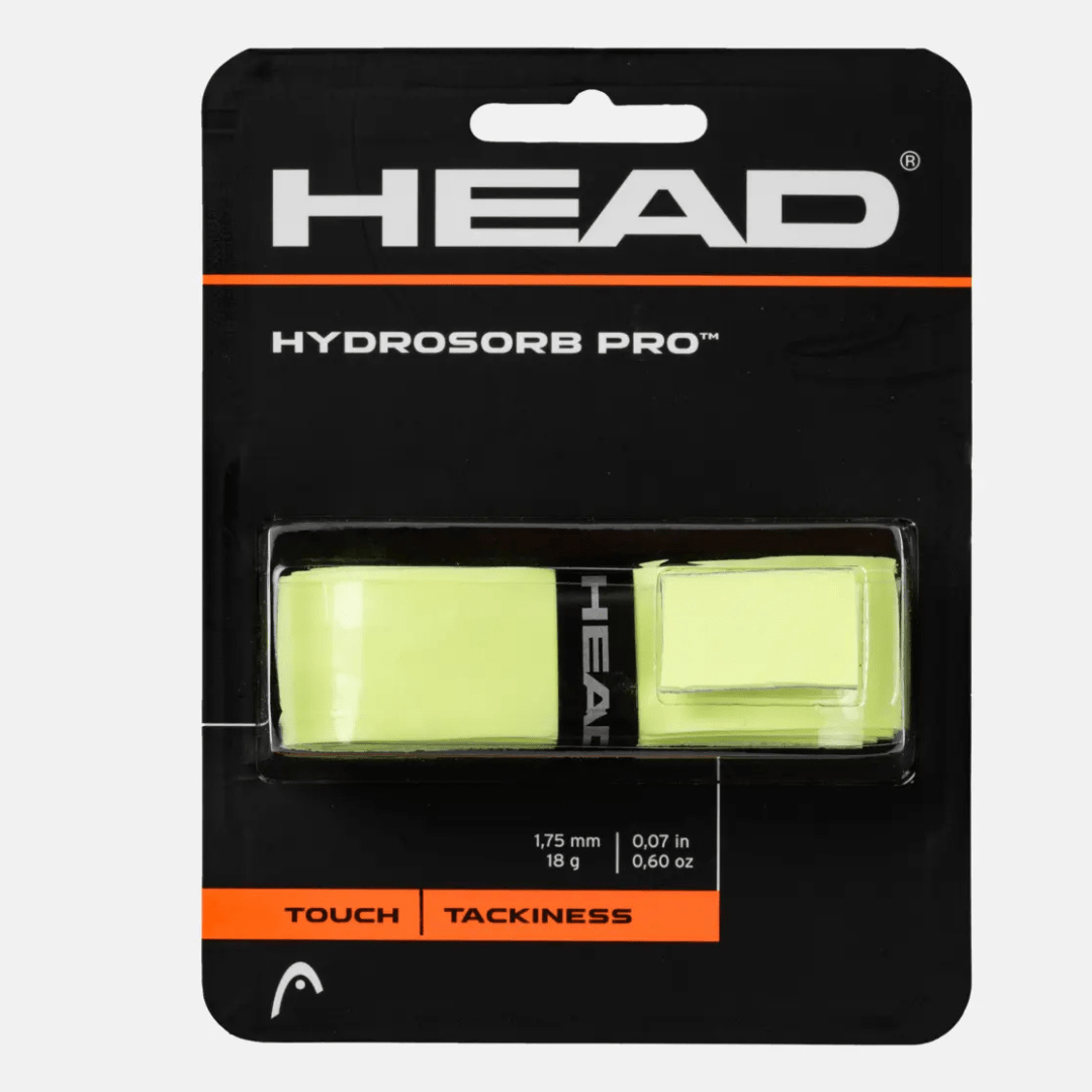 Head Hydrosorb Pro Tennis Replacement Grip Yellow grepplinda