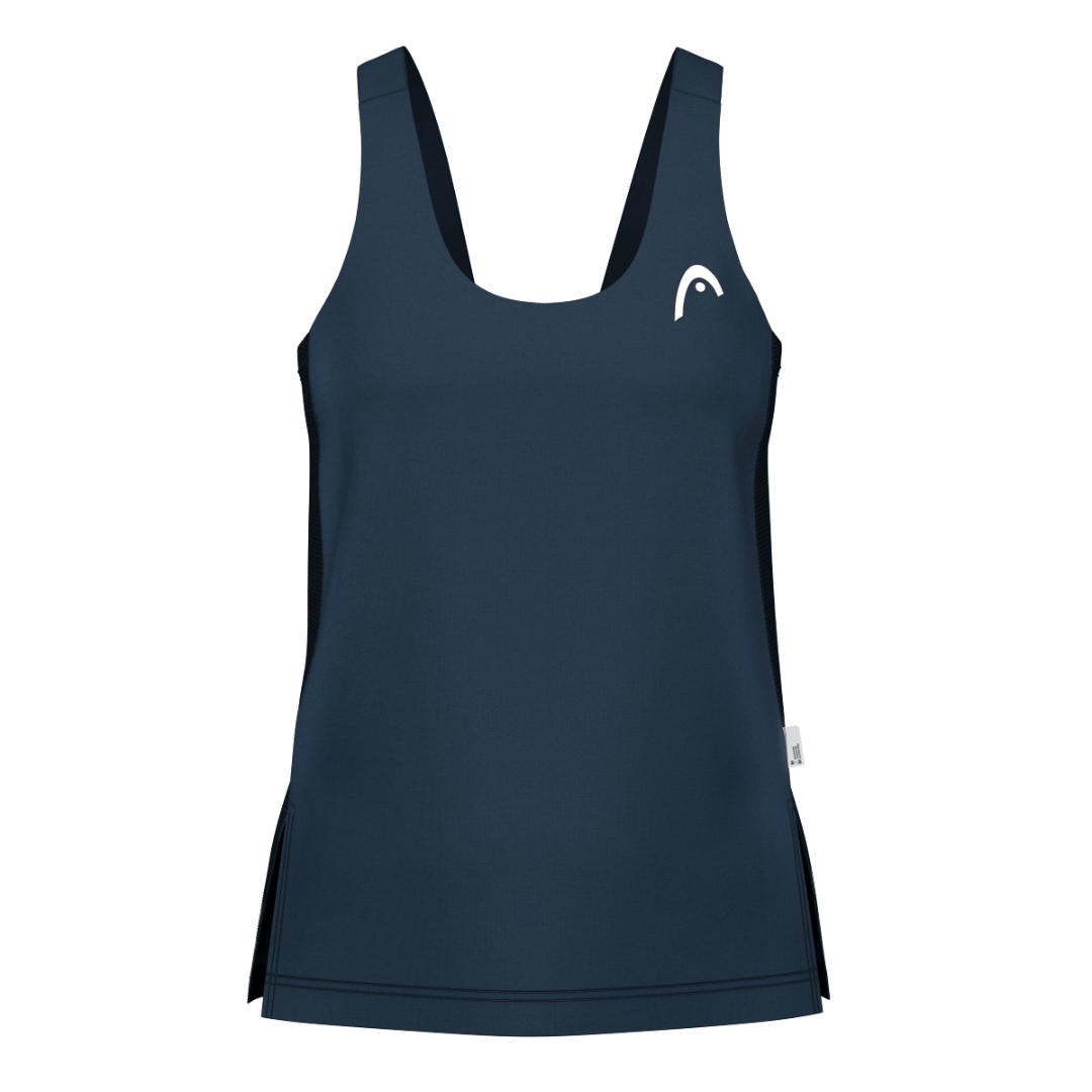 Head Spirit Tank Top Women blått träningslinne tennis & padel