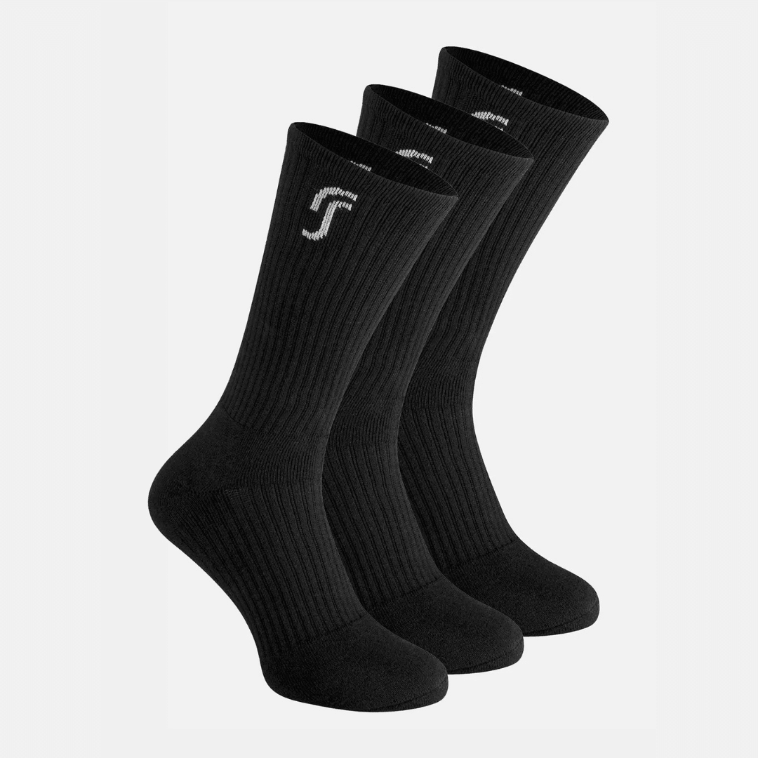 RS Cushioned Performance Socks 3-pack sports socks black