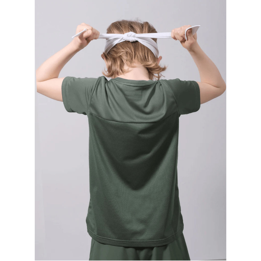 RS Junior Performance Tee Court Green t-shirt tennis & padel