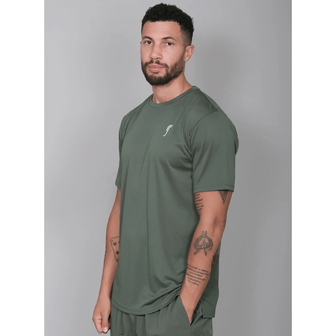RS Men's Performance Tee Court Green t-shirt för tennis & padel