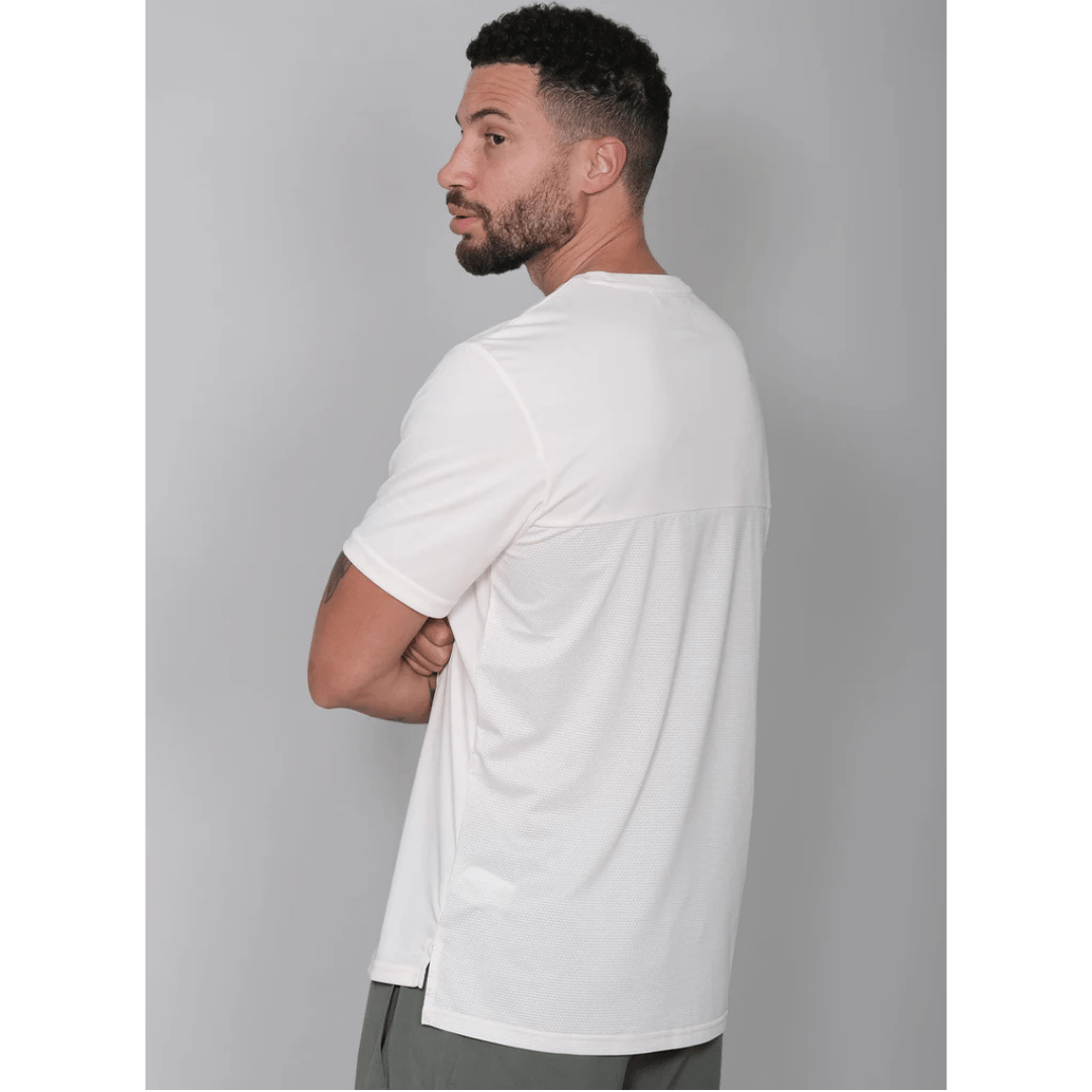 RS Men's Performance Tee Court White t-shirt för tennis & padel