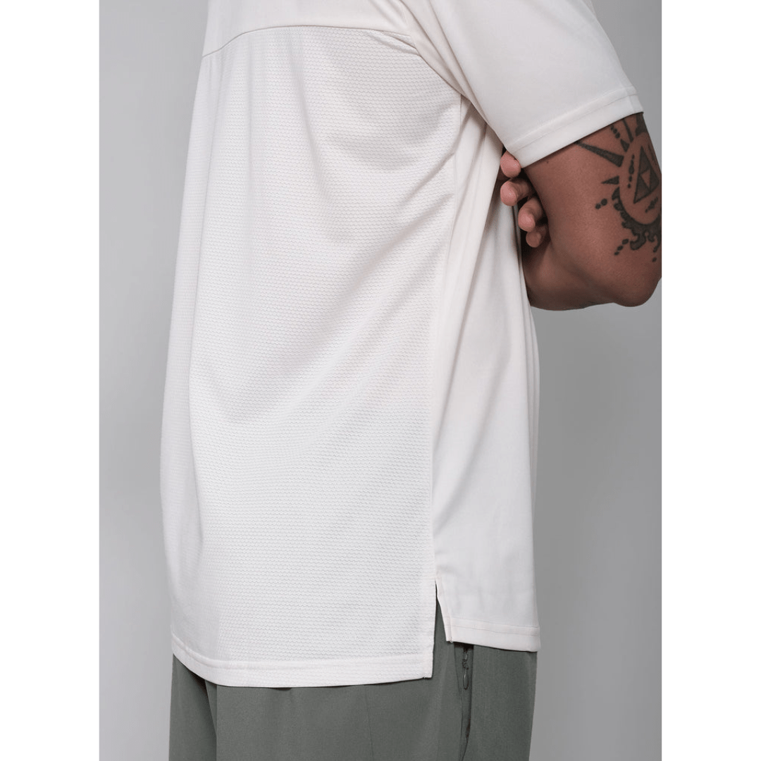 RS Men's Performance Tee Court White t-shirt for tennis & padel