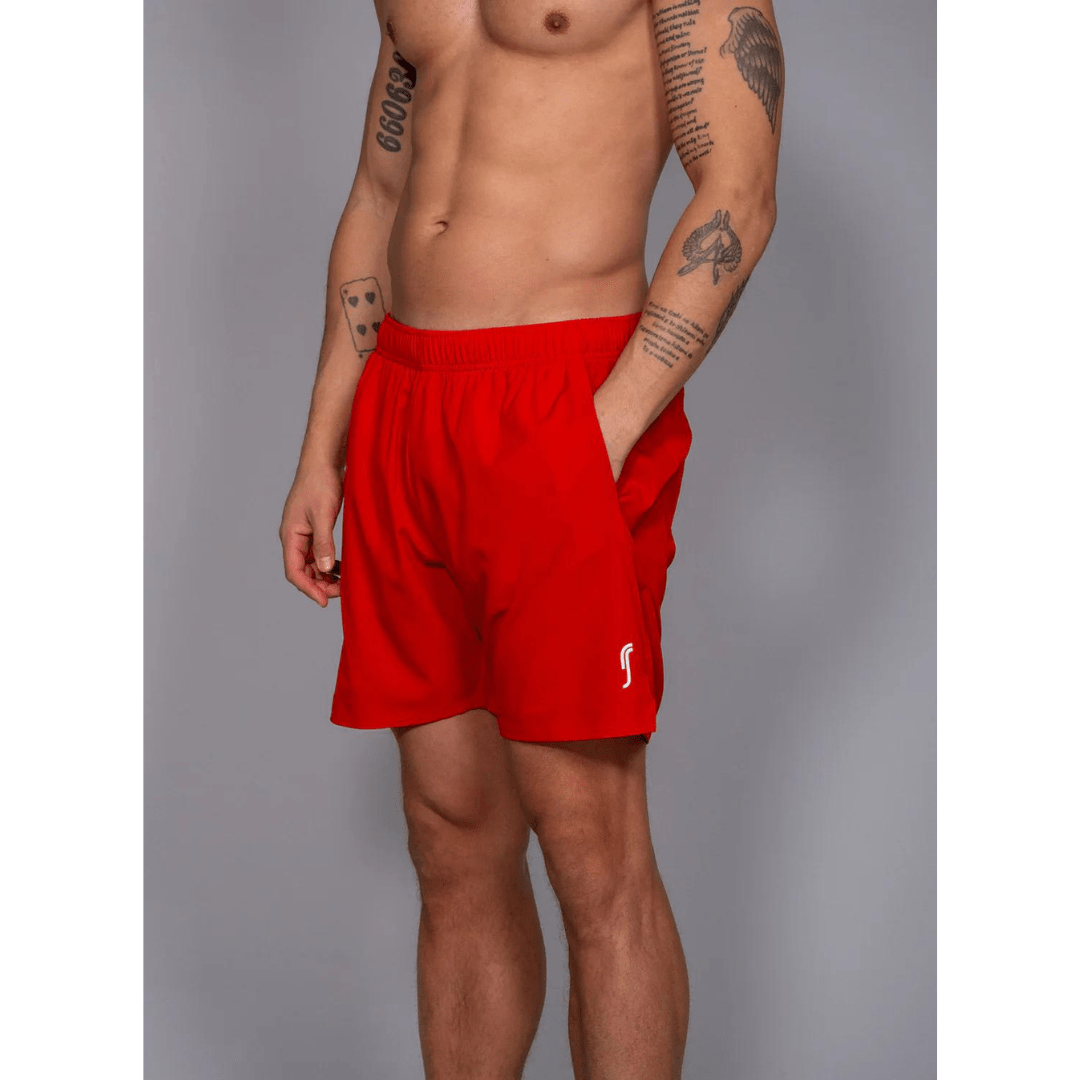 RS Men's Performance Shorts Striking Red