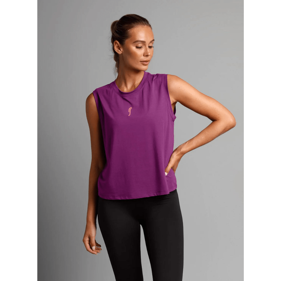 RS Relaxed Paris Tank Top Striking Purple for women
