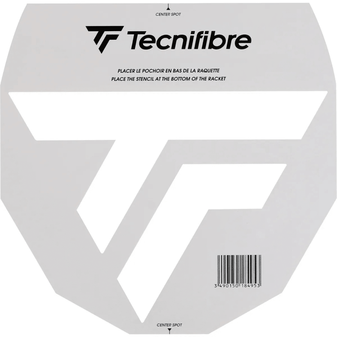 Tecnifibre tennis racket stencil