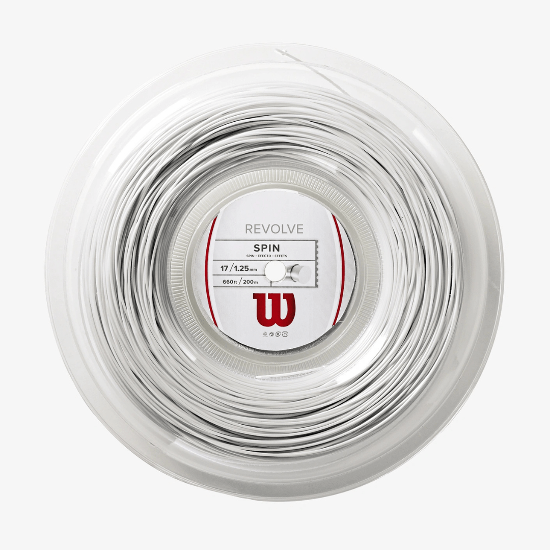 Wilson Revolve white reel 200m tennis string