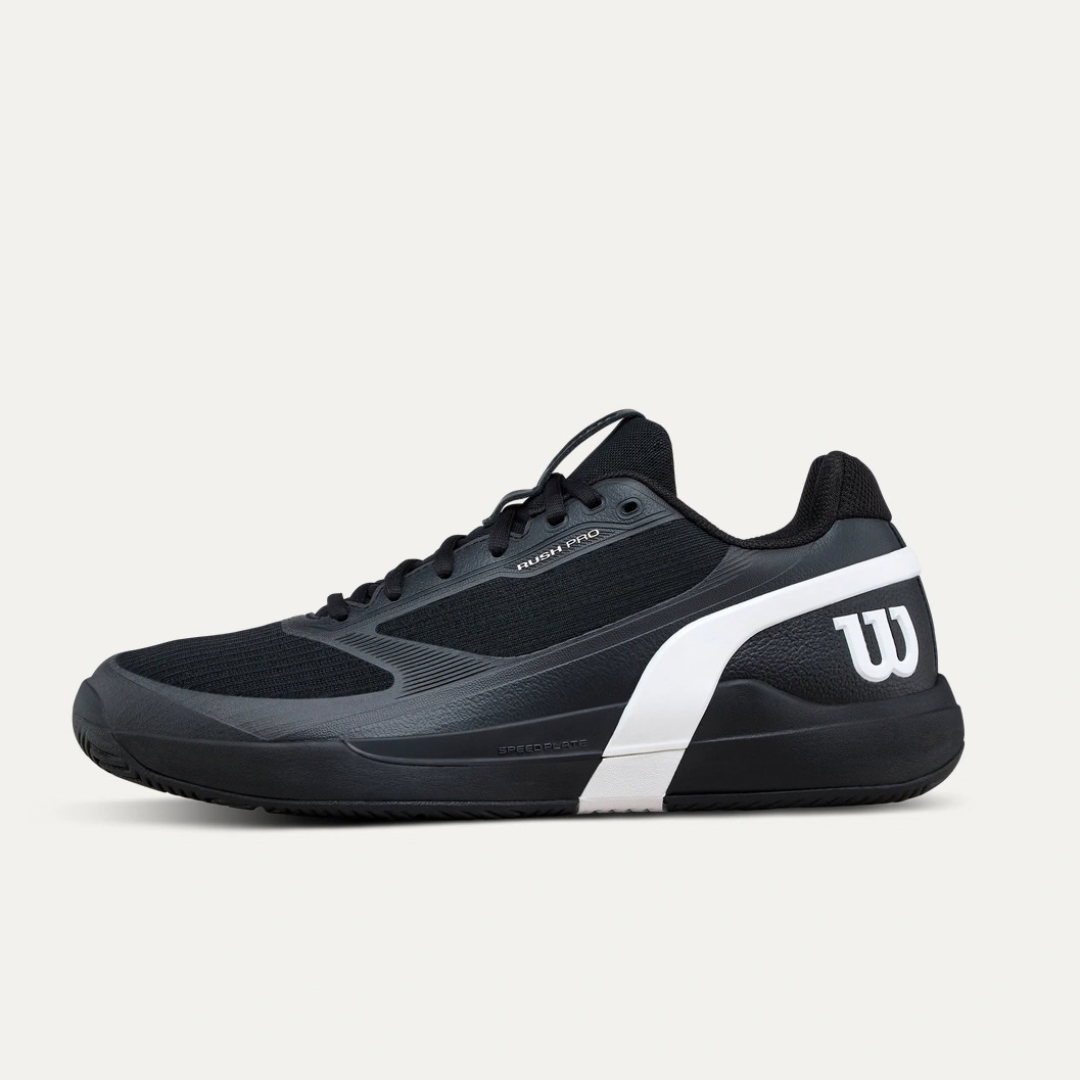 Wilson Rush Pro 5 All-court Men's Tennis Shoe Black/White/Stormy Weather tennisskor herr