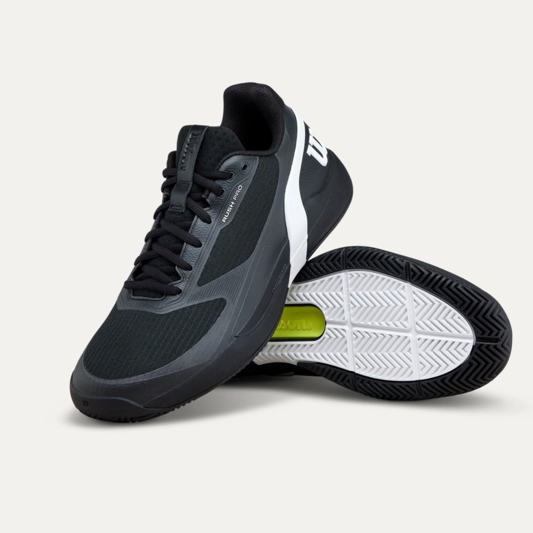 Wilson Rush Pro 5 All-court Men's Tennis Shoe Black/White/Stormy Weather tennisskor herr