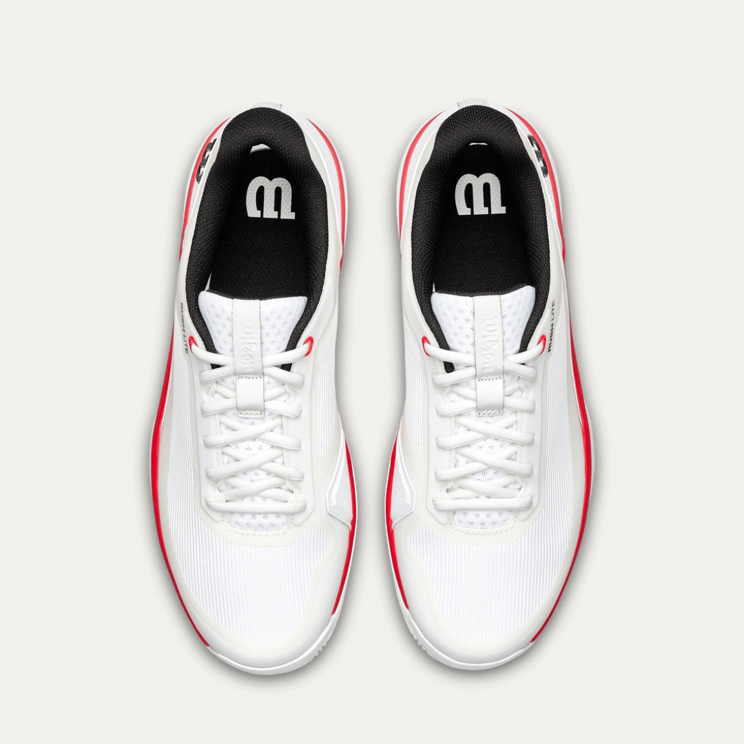 Wilson Rush Lite 5 All-court Men's Tennis Shoe White/Black/Infrared tennis shoes men
