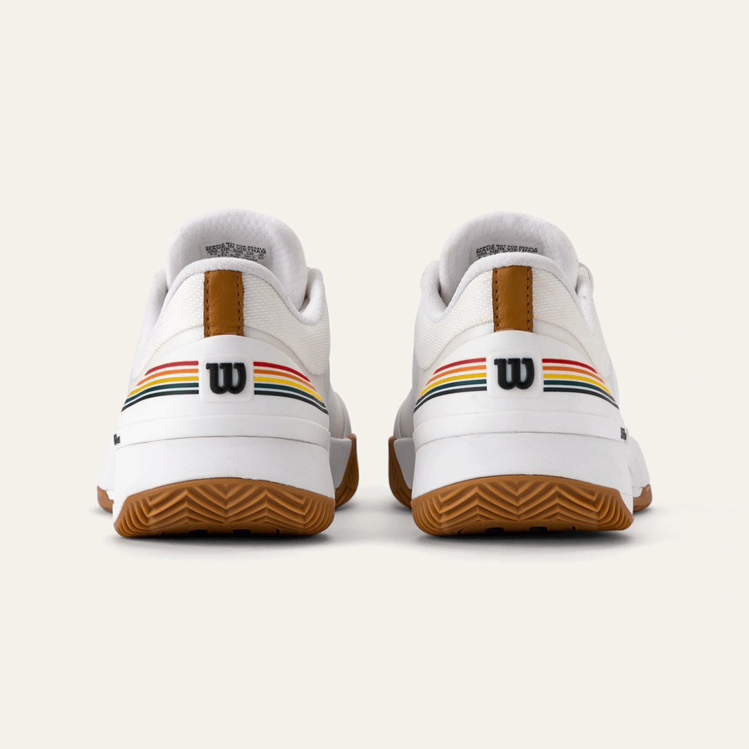 Wilson Intrigue Tour Clay RG grus tennissko til kvinder white/bonebrown/gum1a