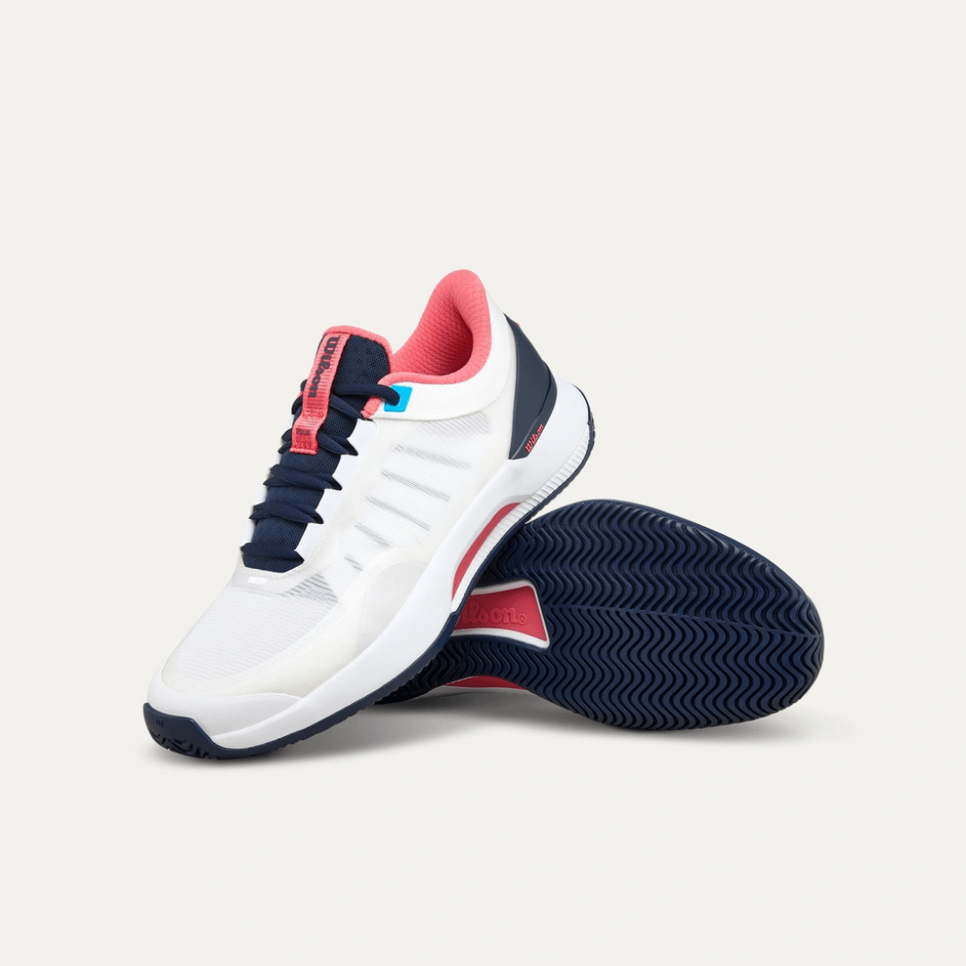 Wilson Intrigue Tour All Court Women's Tennis Shoe white / navy blazer / dubarry tennissko til kvinder