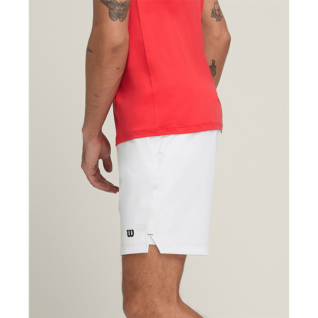 Wilson Men's Team Shorts 7'' Bright White