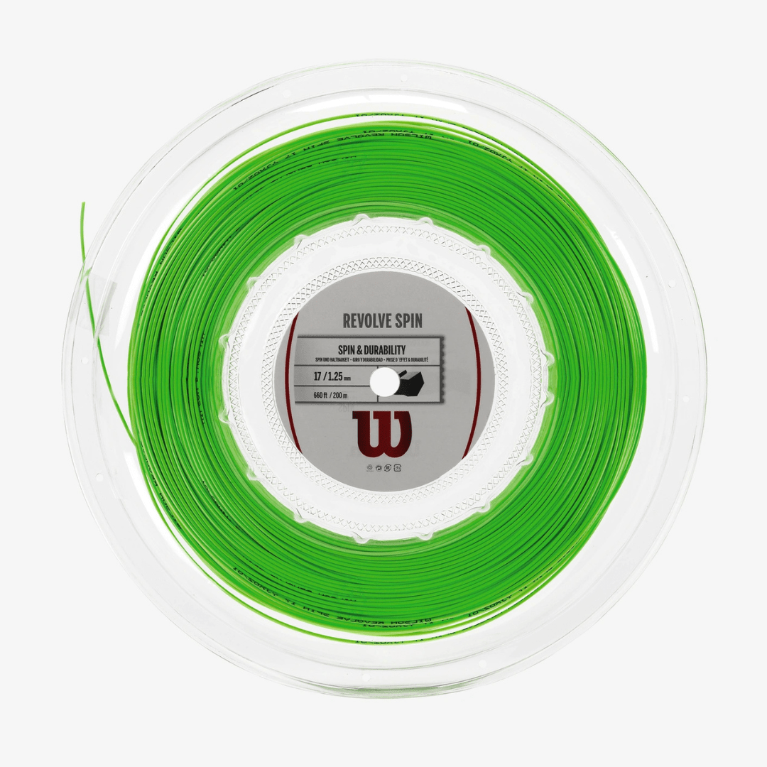 Wilson Revolve Spin green reel 200m tennis string