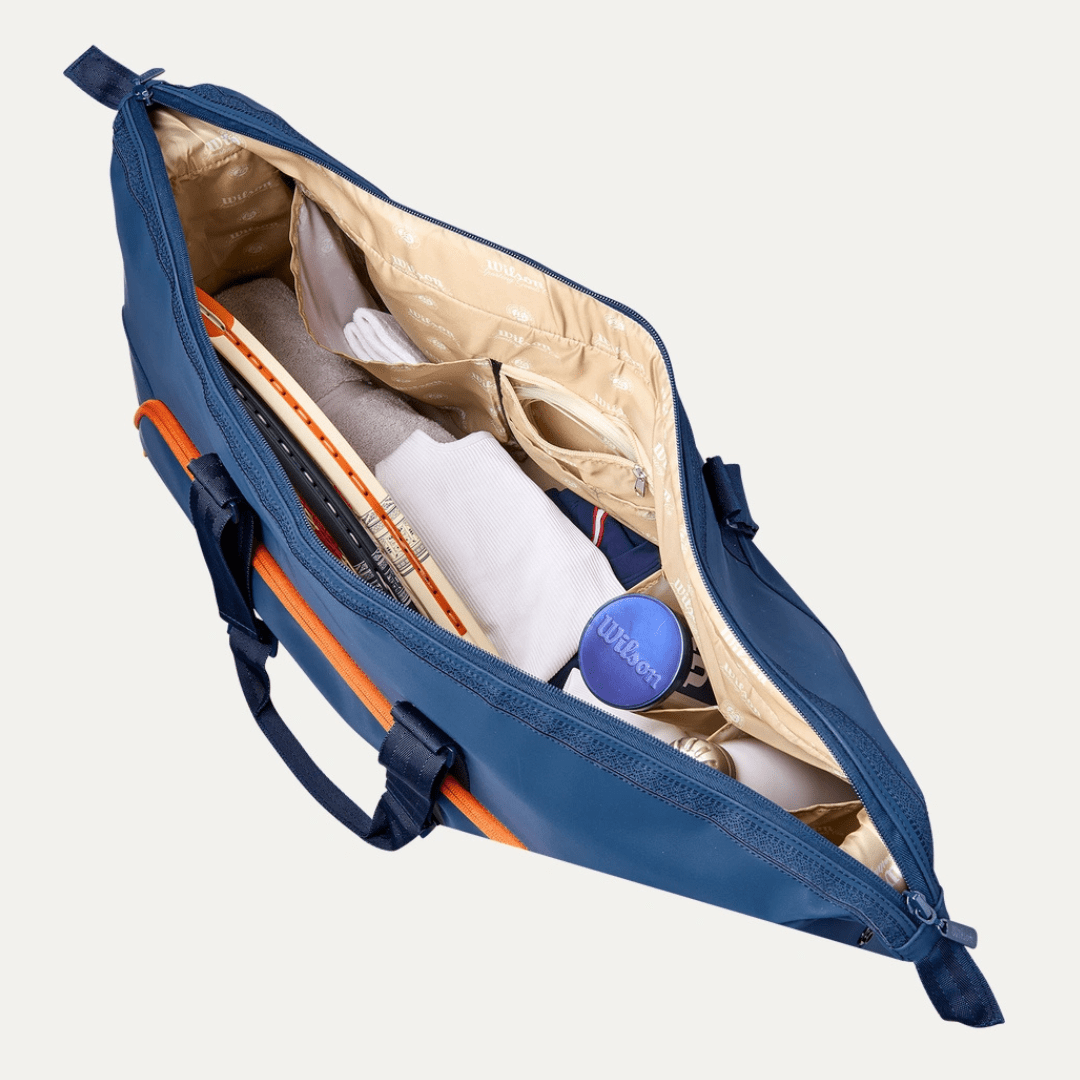 Wilson Roland Garros 2026 Large Duffel Bag Navy / Clay tennistaske