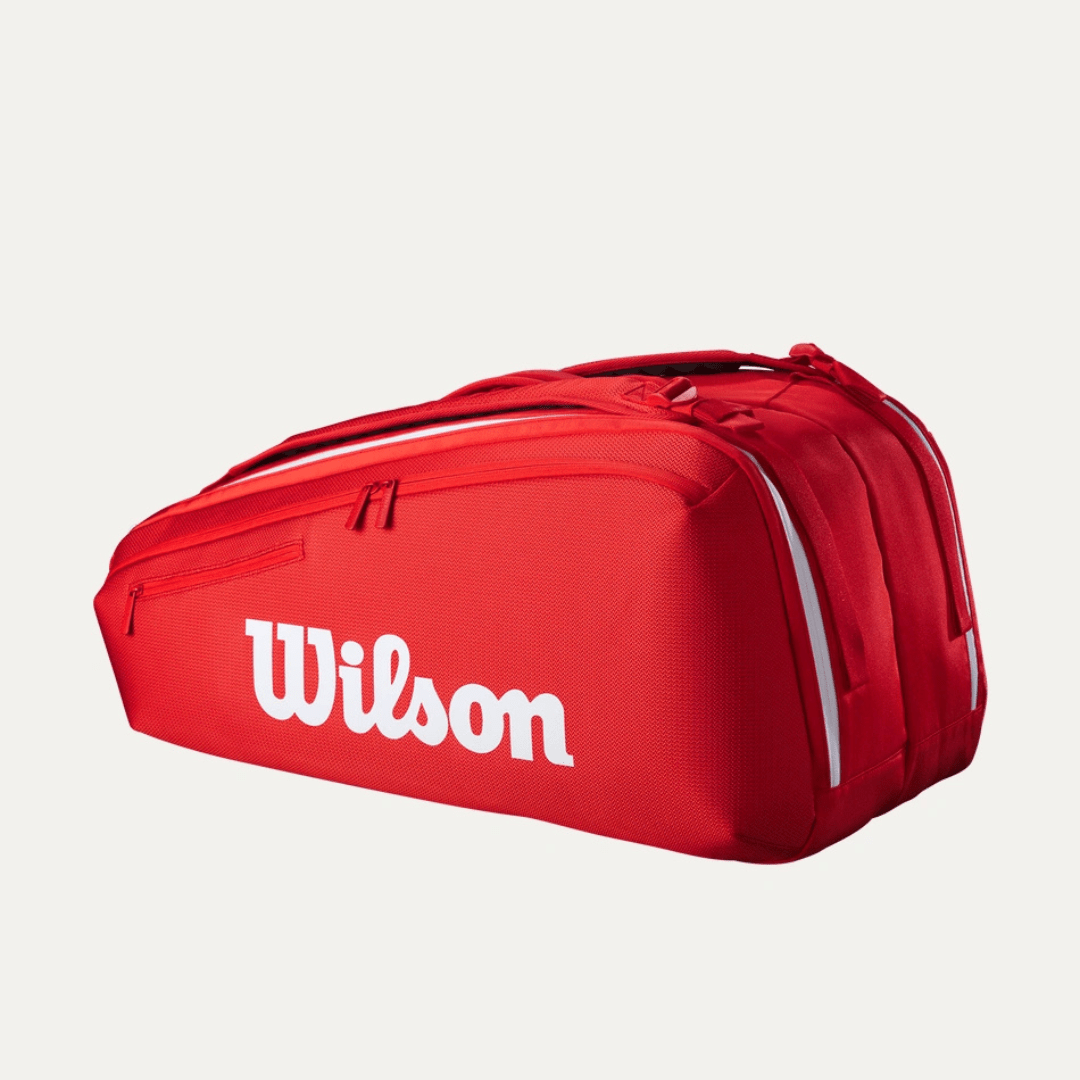 Wilson Super Tour 9-pack Wilson Red 2025 tennis racket bag