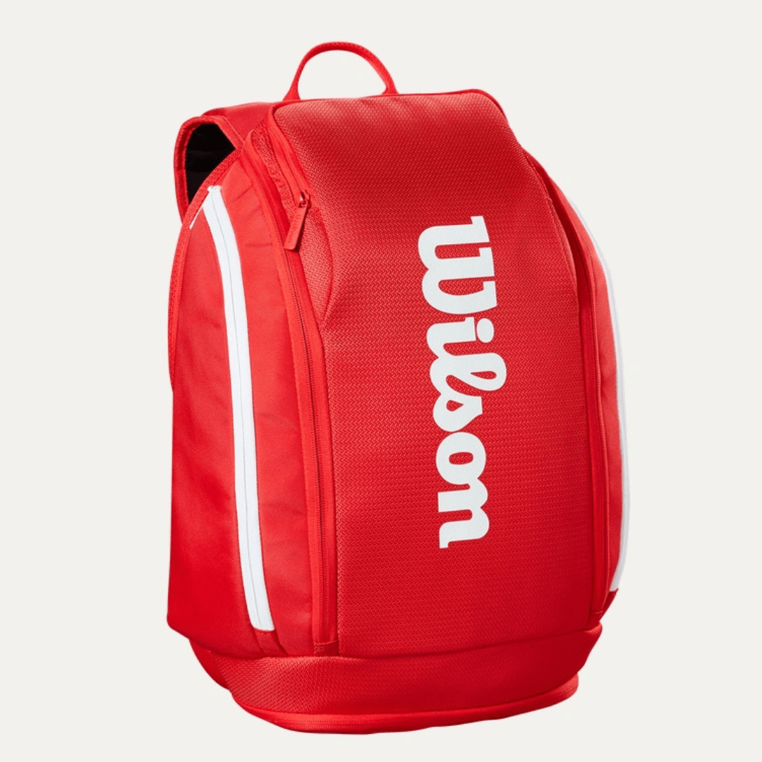 Wilson Super Tour Backpack Wilson red 2025 tennis racket backpack