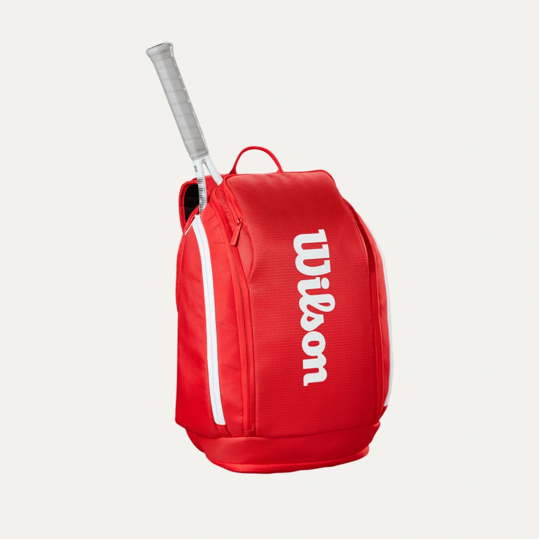 Wilson Super Tour Backpack Wilson red 2025 tennis racket backpack