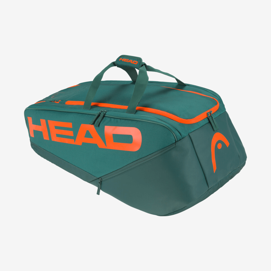 Head Pro Racquet Tennis Bag XL mørk cyan&orange tennisketchertaske