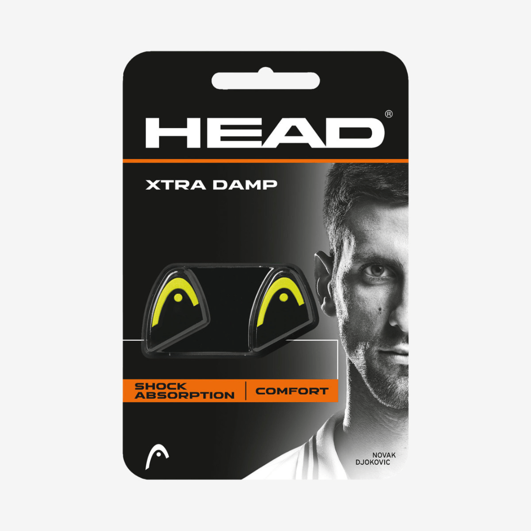 Head Xtra Damp vibrationsdæmper tennis 2-pak sort-gul