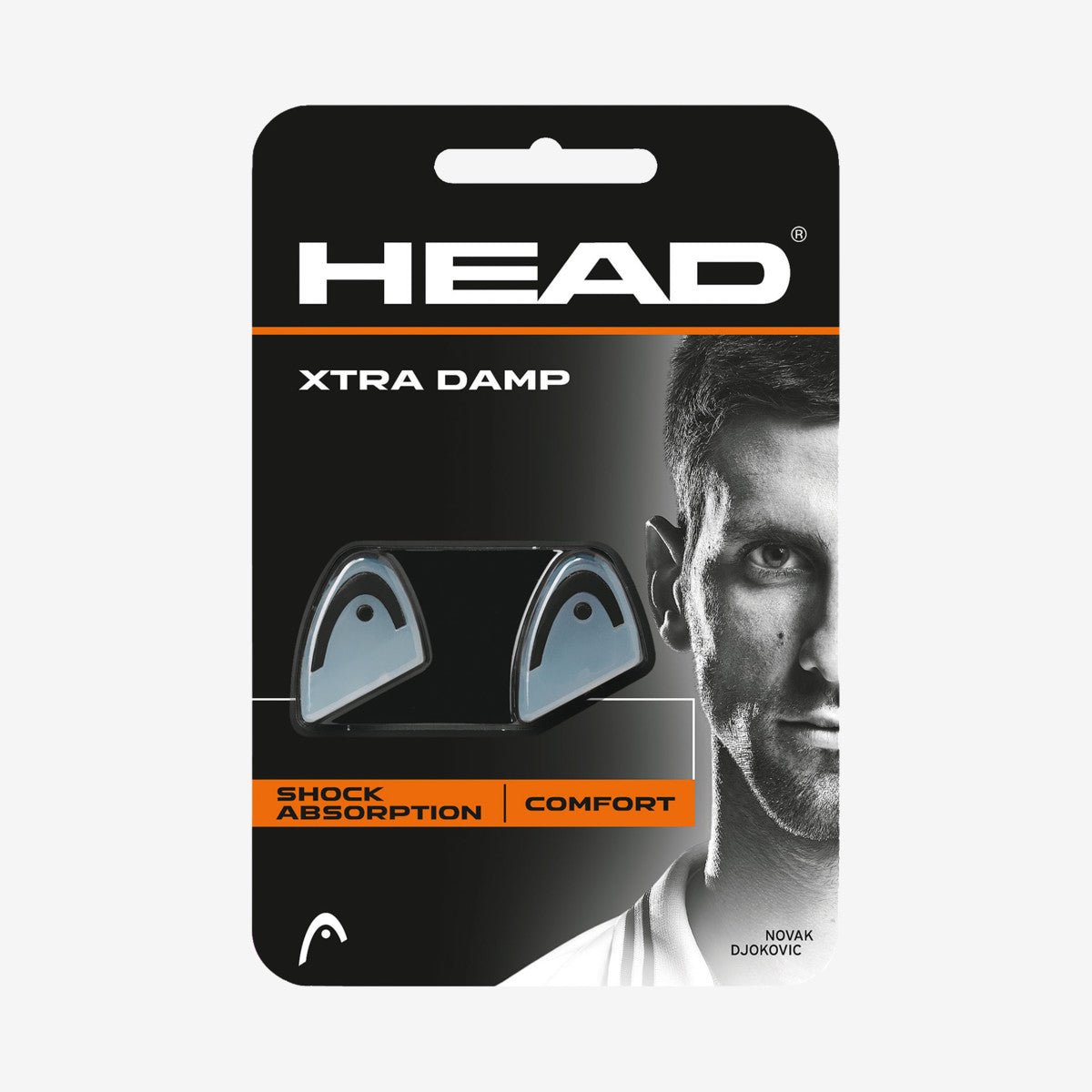 Head Xtra Damp vibrationsdämpare tennis 2-pack transparent